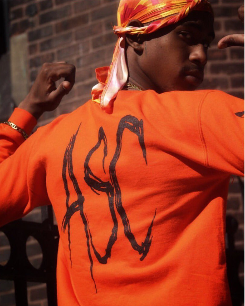 Orange ASC long sleeve sweater