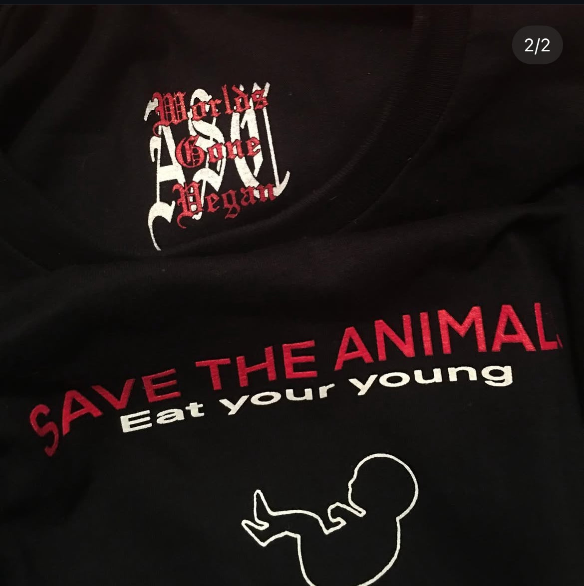 The worlds gone vegan short sleeve tee
