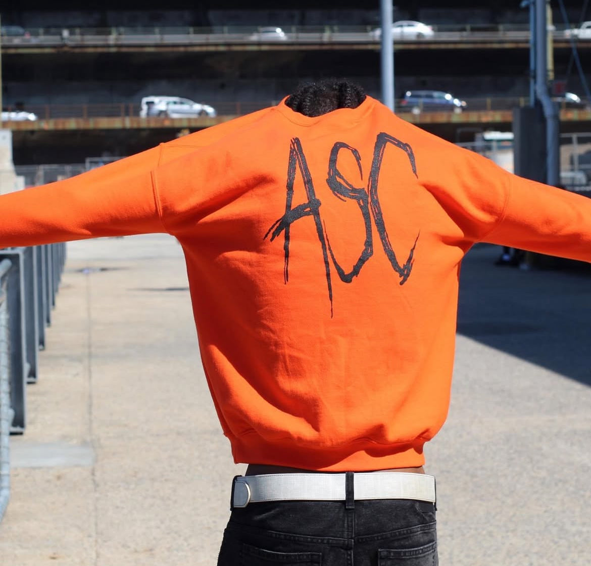 Orange ASC long sleeve sweater